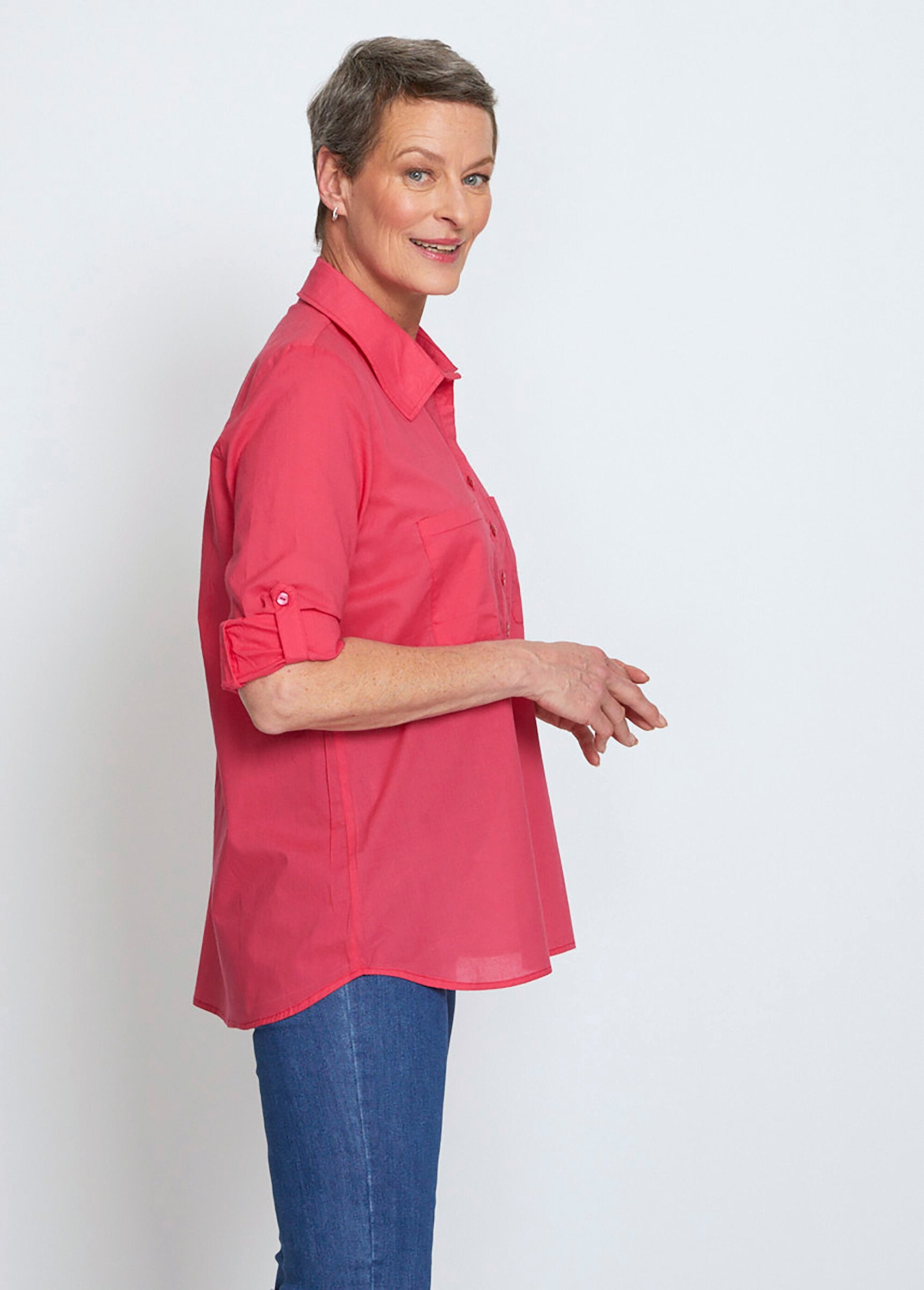 Blusa_larga_de_algodón_estampado_con_botones_Rosa_DR1_slim