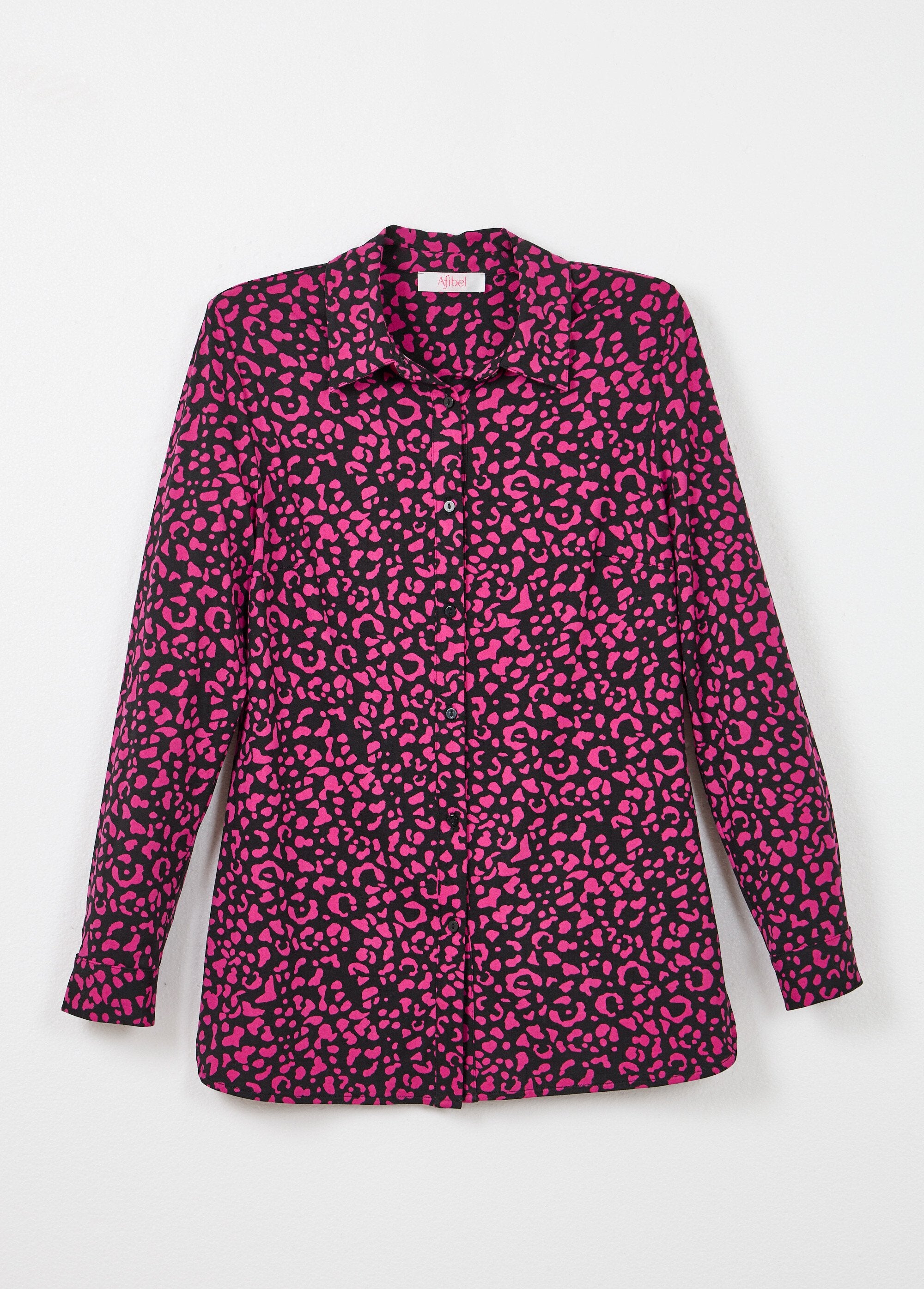 Blusa_de_punto_cálida_con_estampado_de_piel_animal_Negro_y_fucsia_AP1_slim