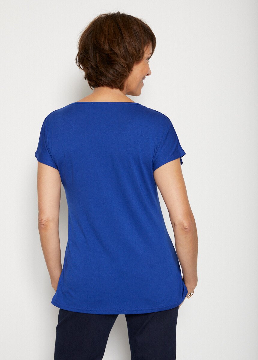 Camiseta_corta_de_encaje_elástico_Azul_DO1_slim
