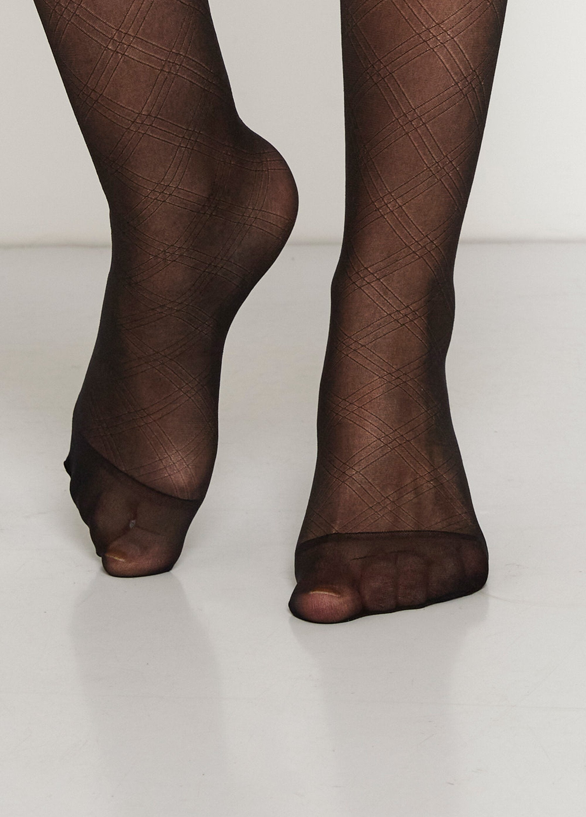 Paquete_de_2_elegantes_medias_hasta_la_rodilla,_20_deniers_Negro_y_diamante_DE2_slim