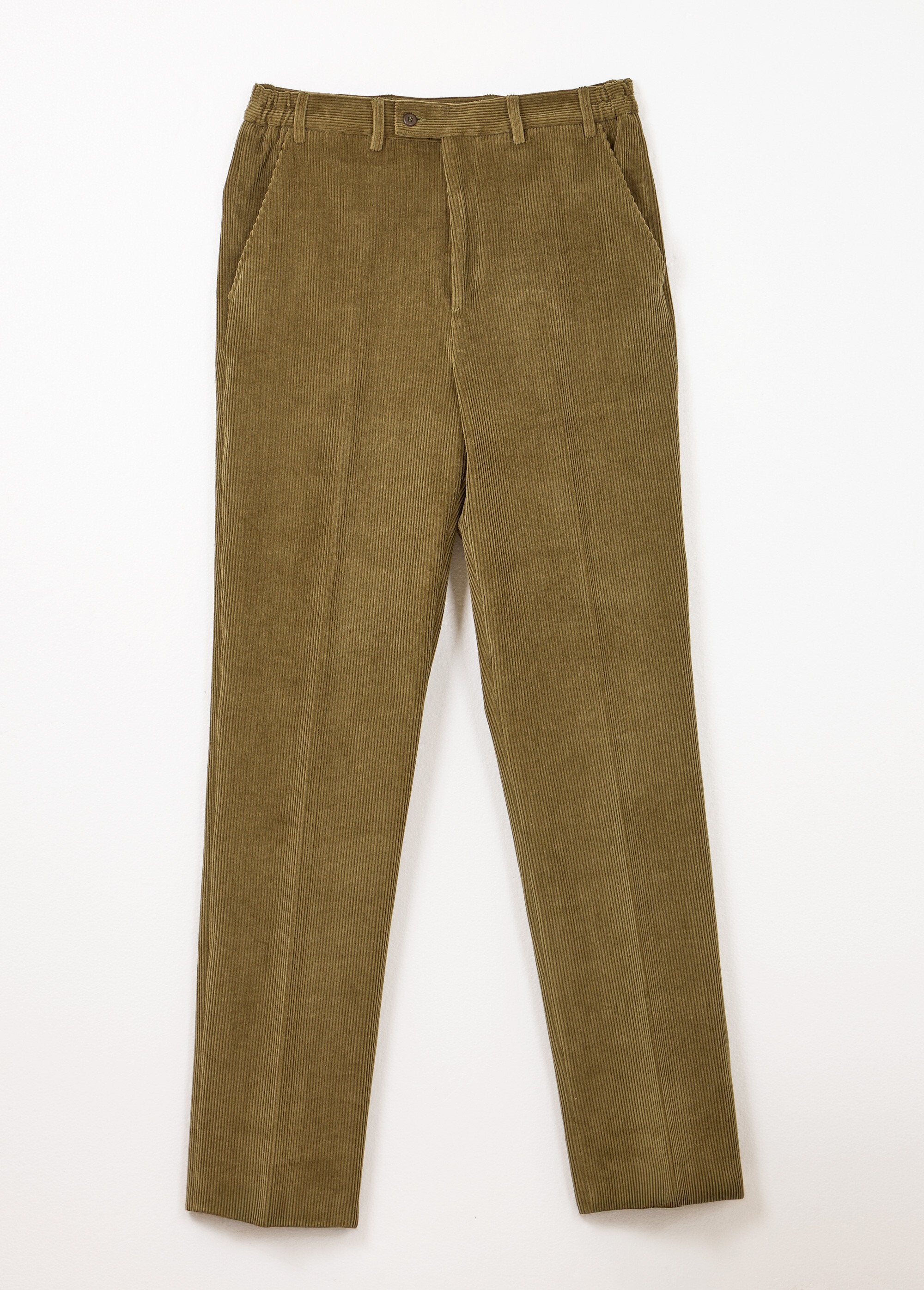 Pantalón_recto_con_cinturón_elástico_cómodo._Terciopelo_de_bronce_AP1_slim