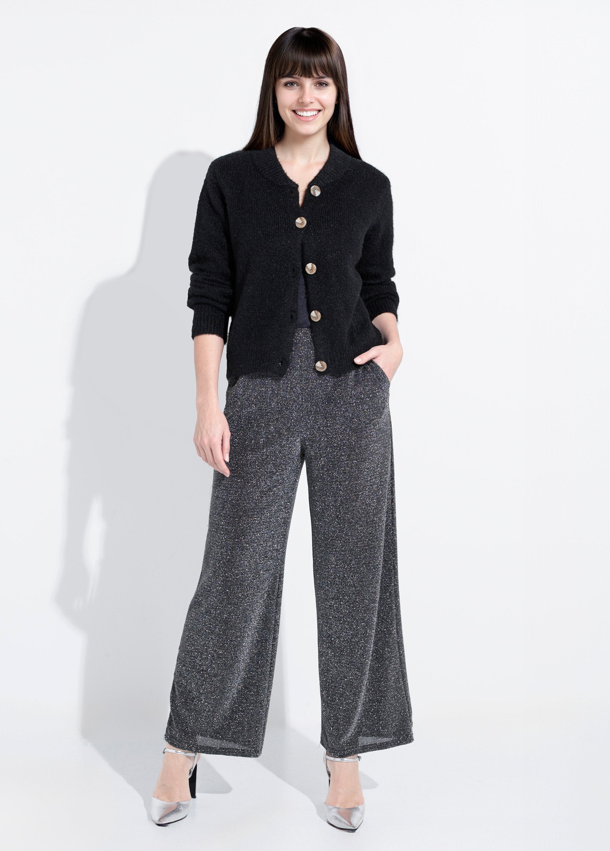 Pantalón_elástico_con_efecto_brillo_Plata_SF1_slim