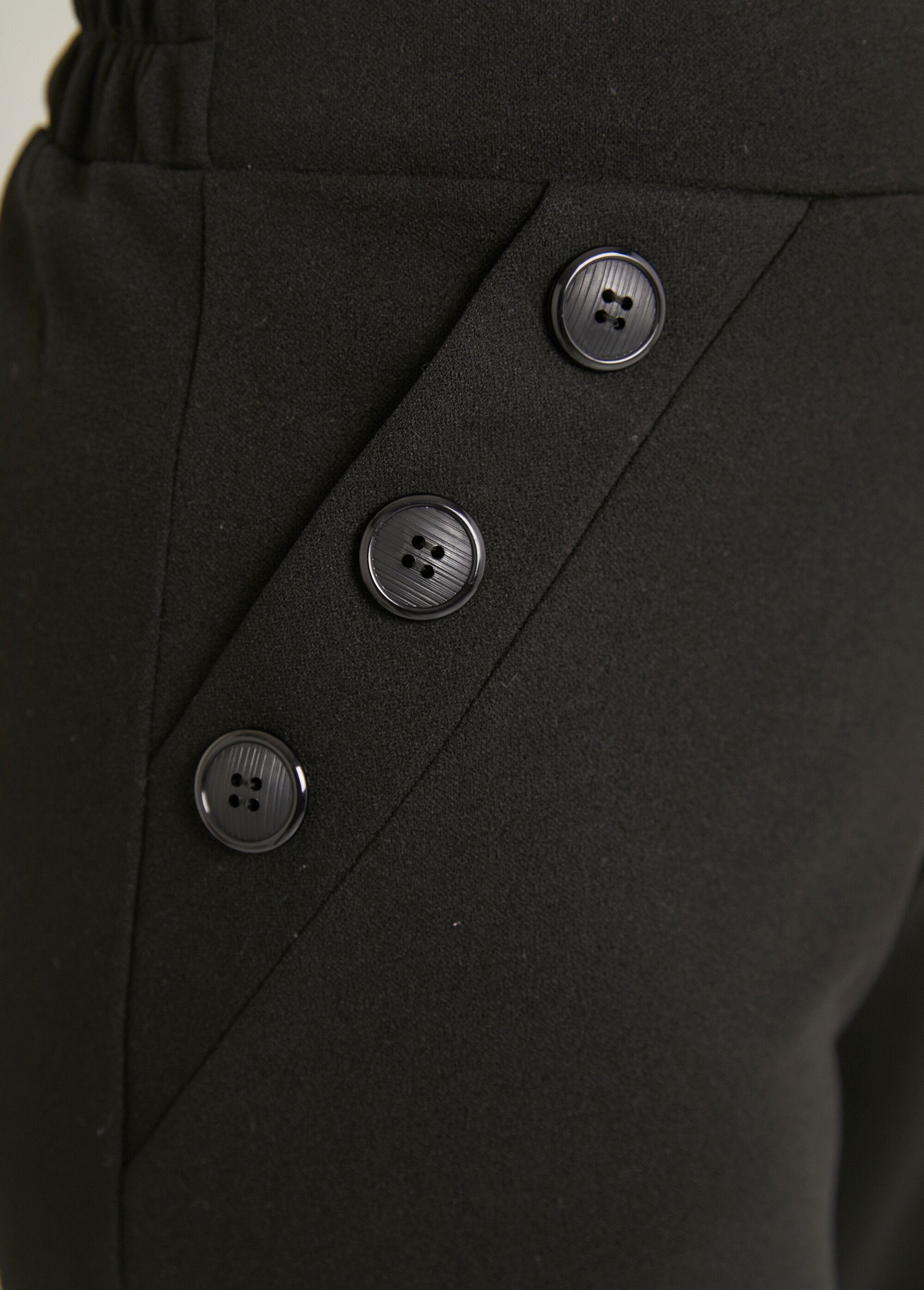 Pantalón_ancho_liso_con_cintura_semielástica_Negro_DE1_slim