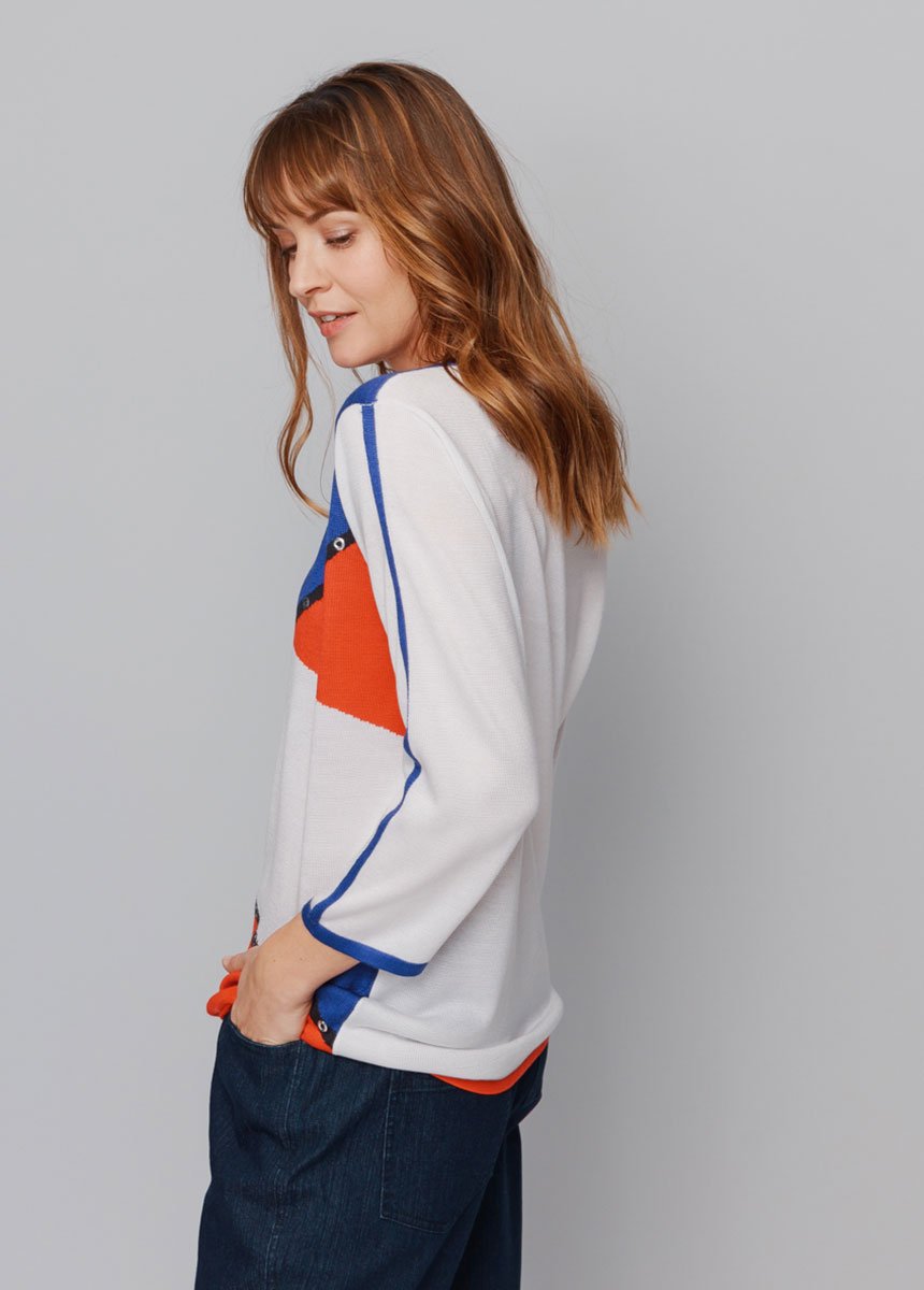 Jersey_de_manga_3/4_de_intarsia_Jacquard_azul_y_rojo_DR1_slim