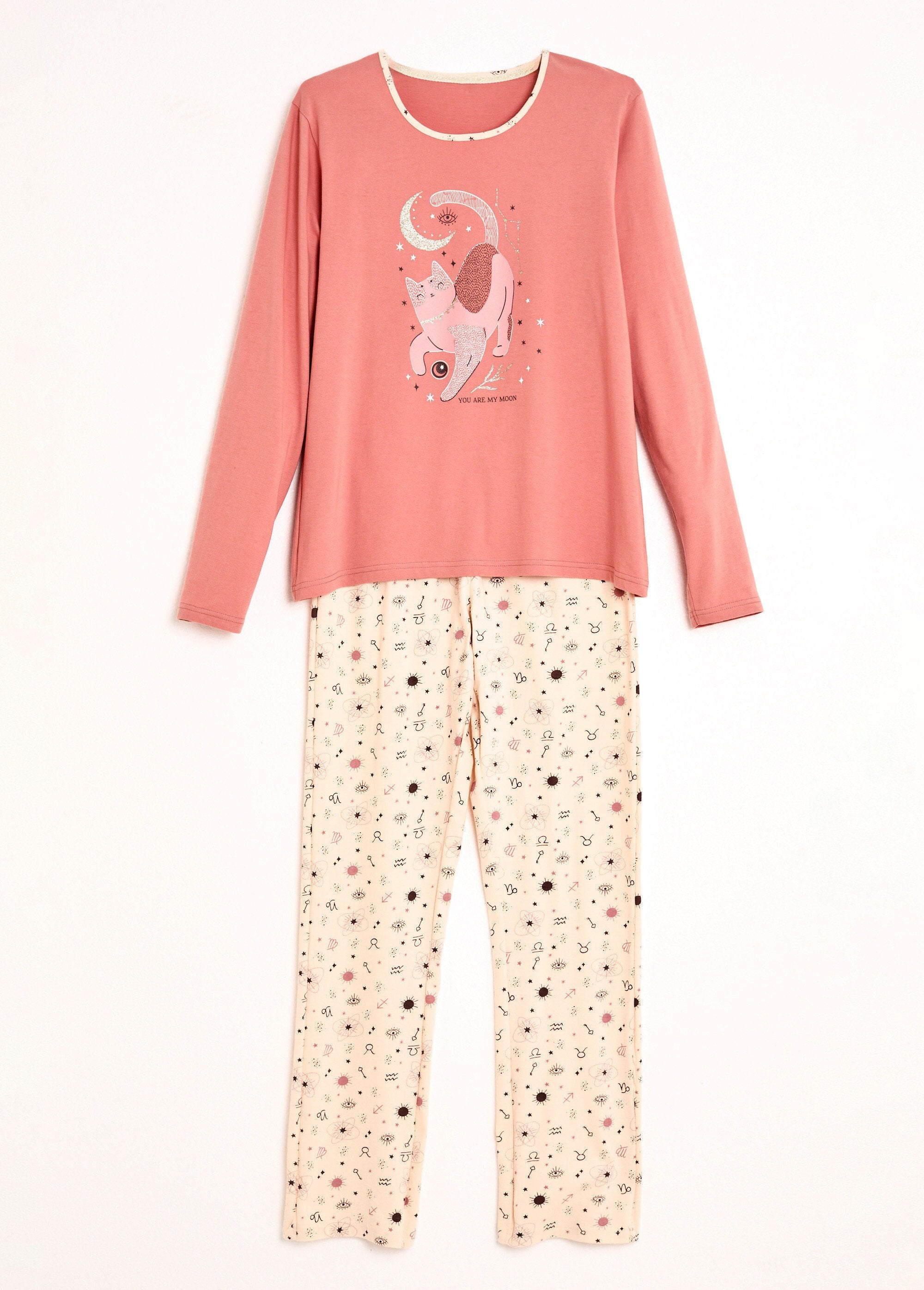 Pijama_de_algodón_de_manga_larga_Terracota_y_crudo_AP1_slim