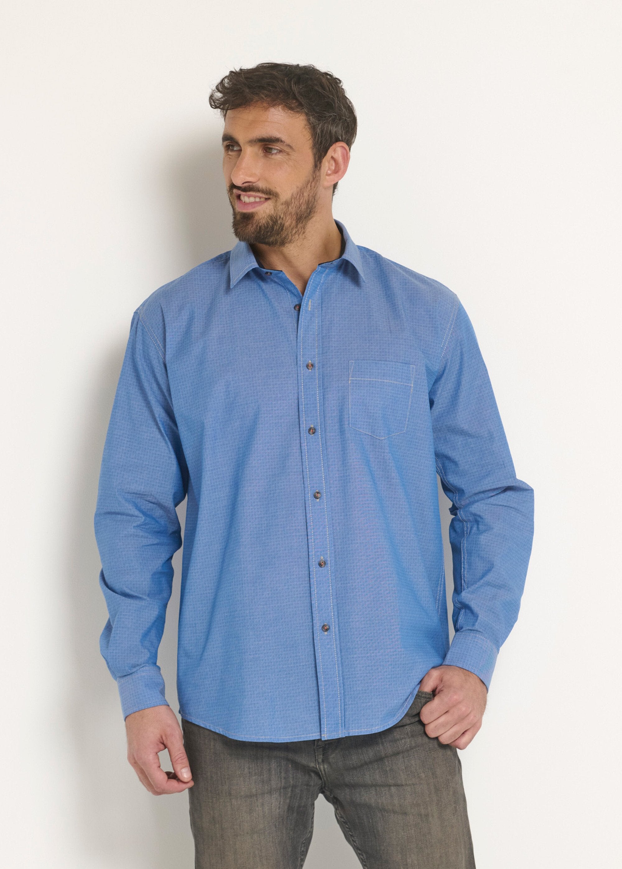 Camisa_de_algodón_cambray_estampada_Azul_FA1_slim