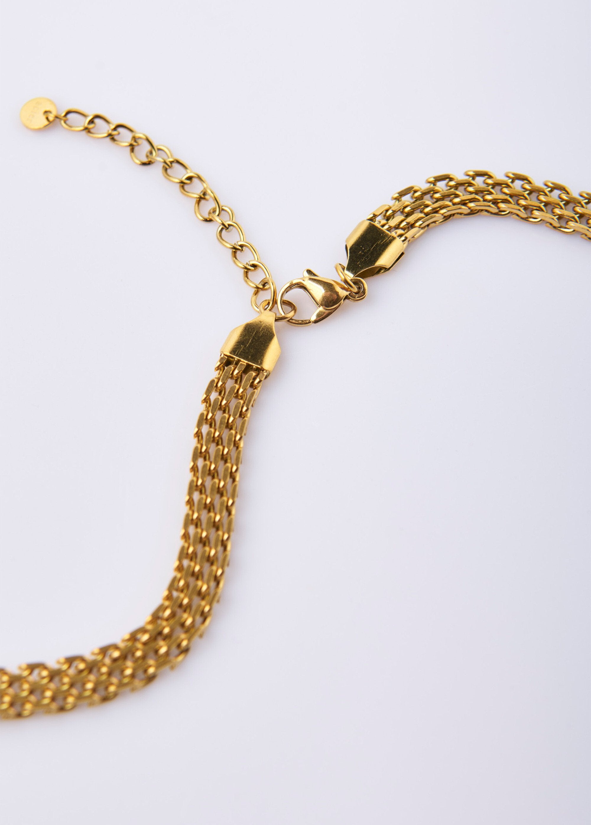 Collar_de_malla_plana_de_acero_inoxidable_Dorado_DE1_slim