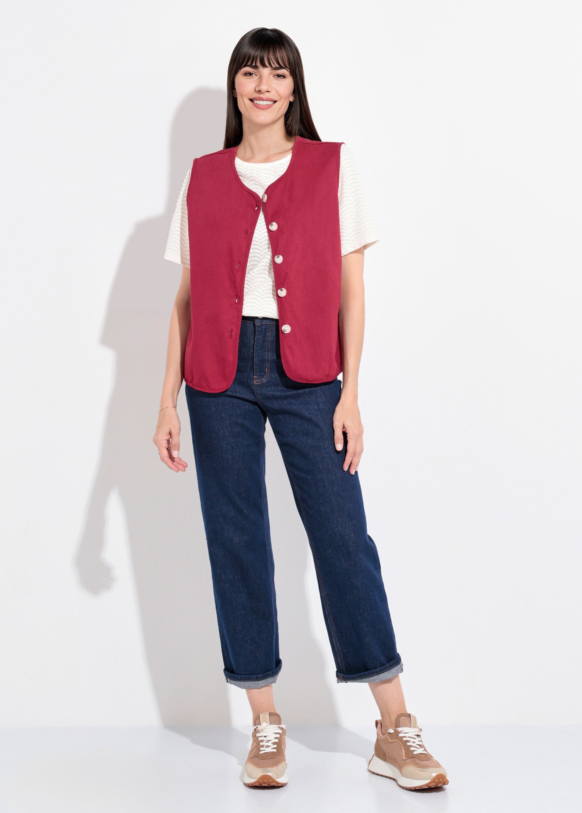 Gilet_sans_manches_col_rond_en_twill_Bordeaux_SF1_slim