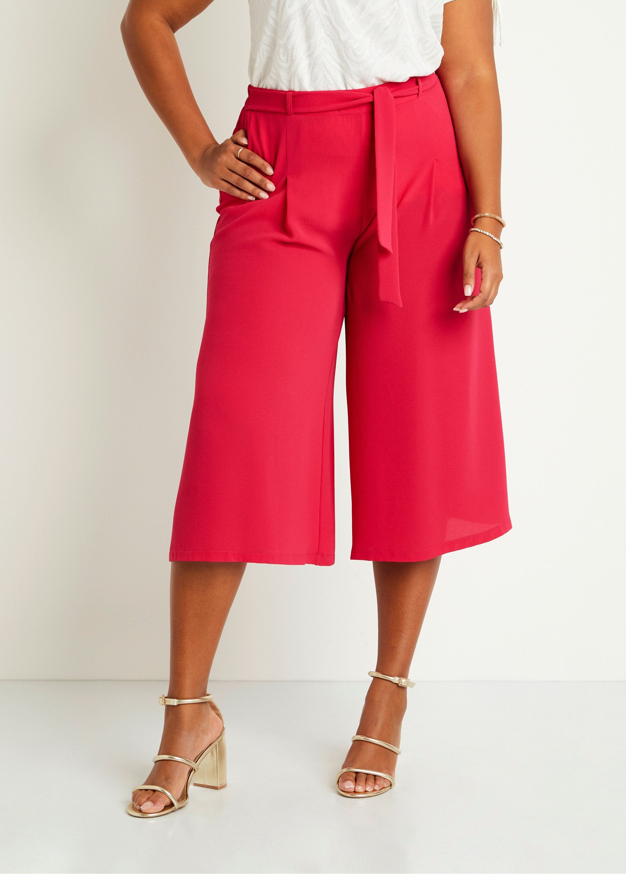 Pantalón_culotte_largo_cintura_elástica_fucsia_liso_FA1_curvy