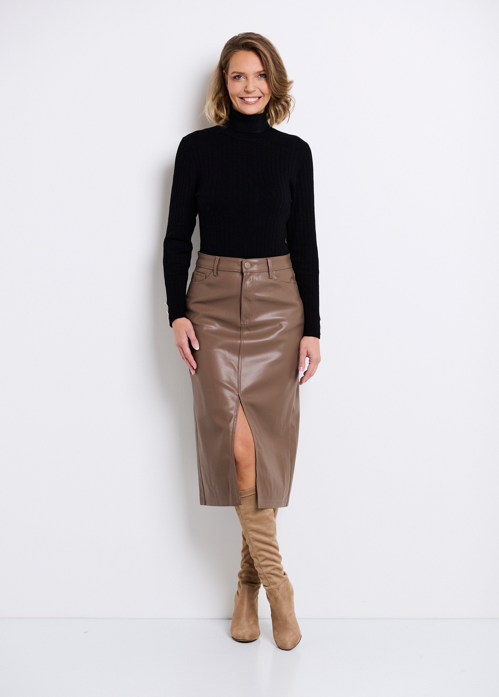 Falda_larga_con_abertura_efecto_piel_Lunar_SF1_slim