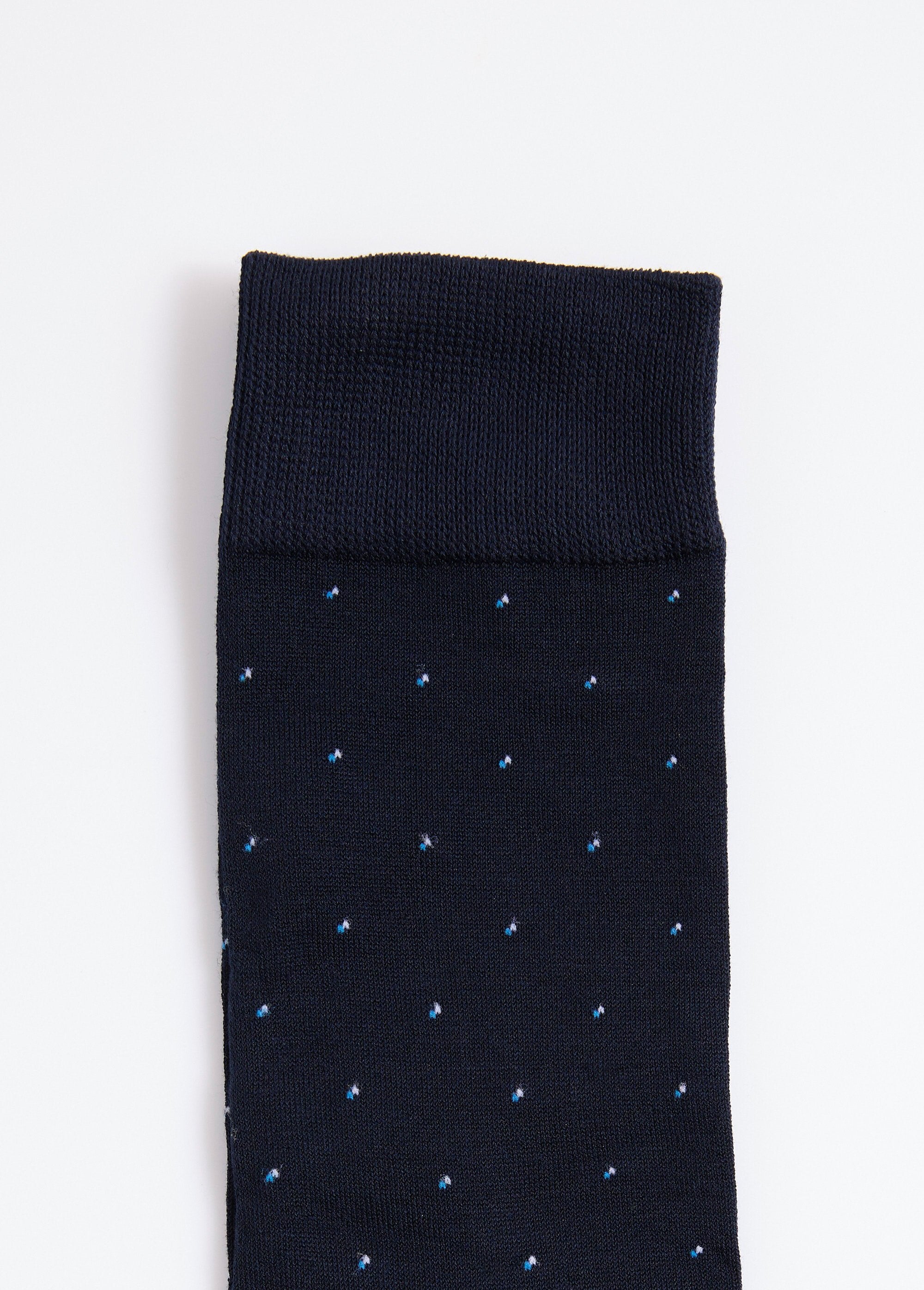 Pack_de_2_calcetines_de_lunares_y_canalé_Azul_DE2_slim