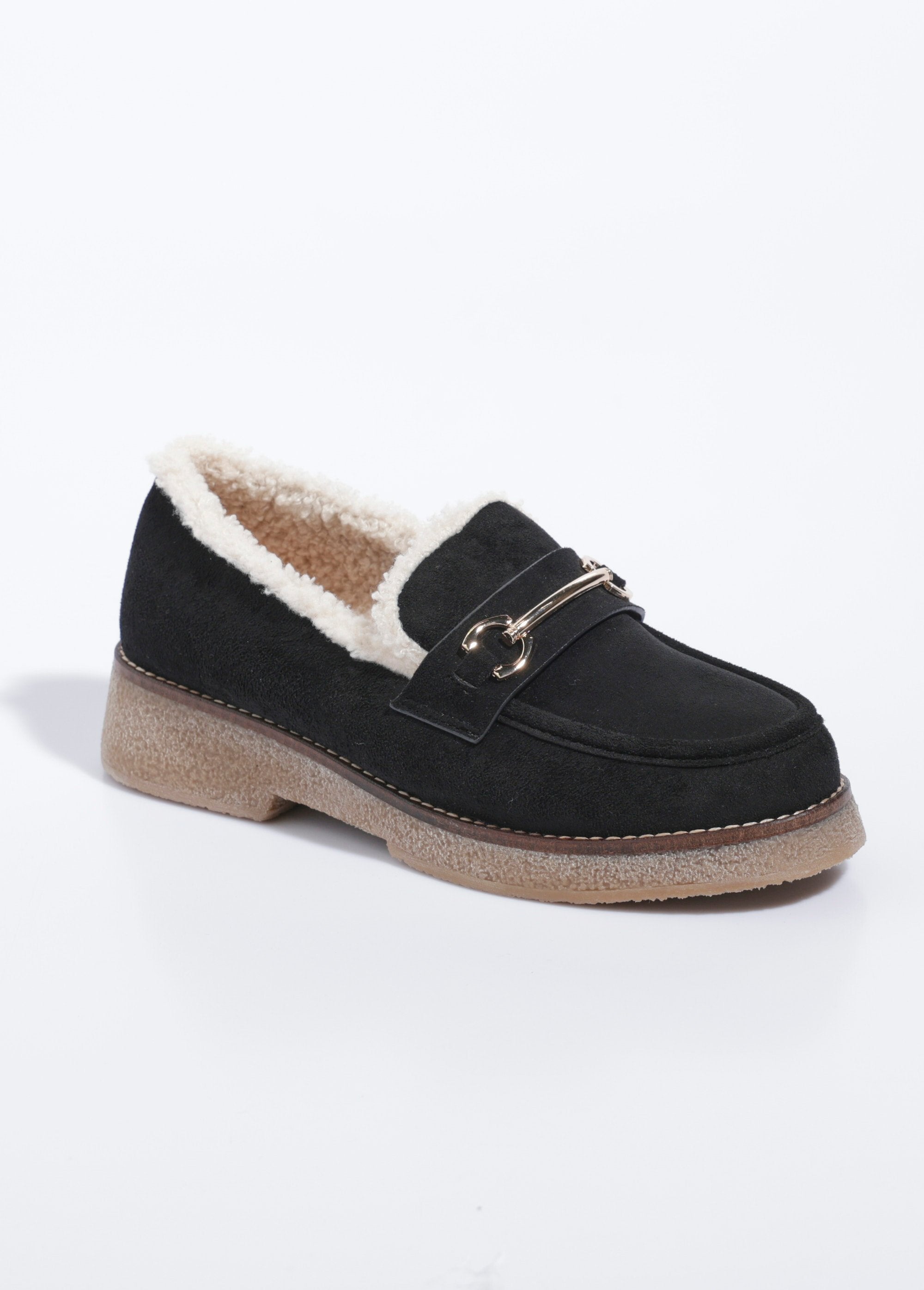 Mocassins_fourrés_semelle_aspect_crêpe_Noir_FA1_slim