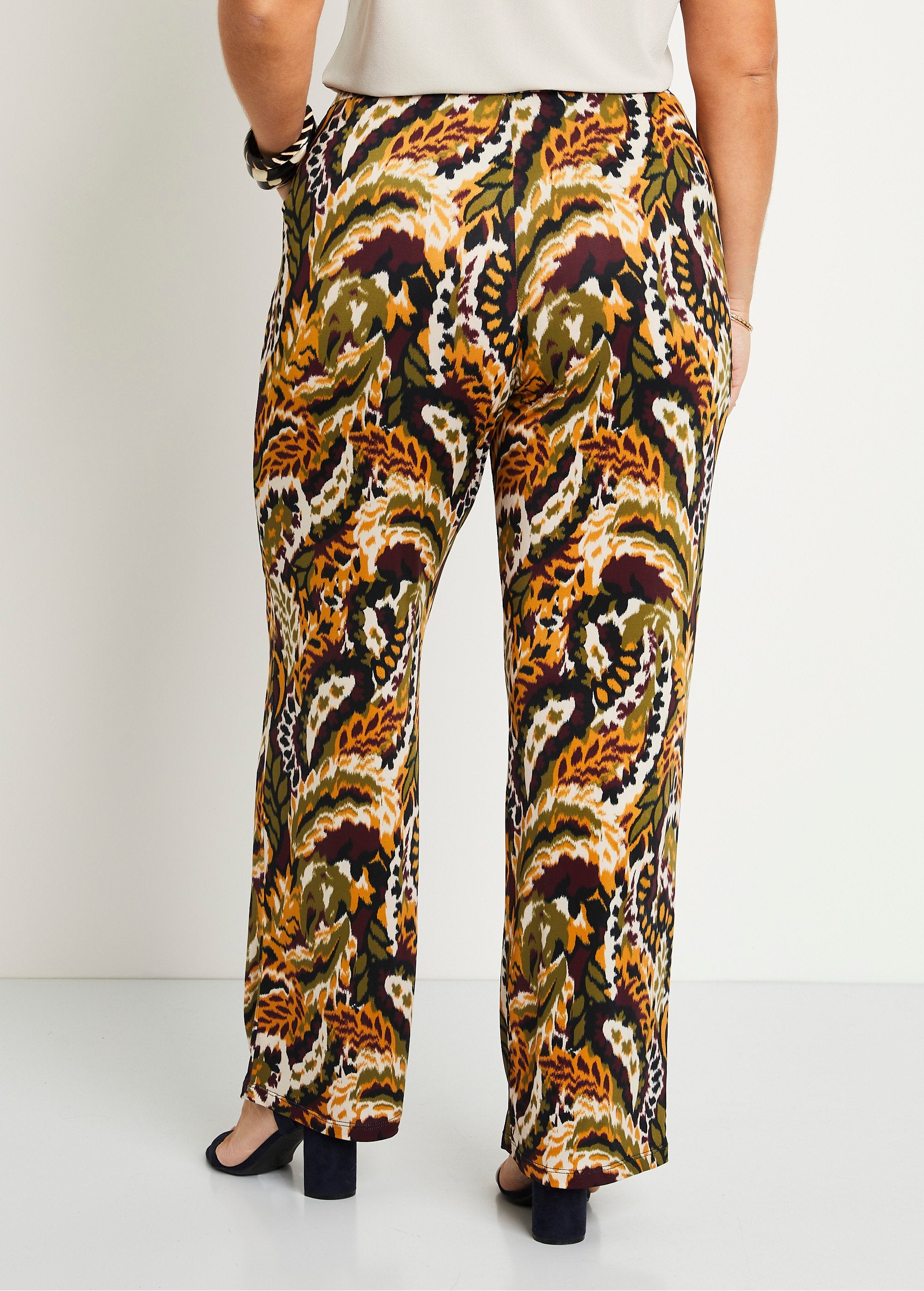 Pantalón_ancho_estampado_cintura_elástica_Ocre_y_verde_DO1_curvy