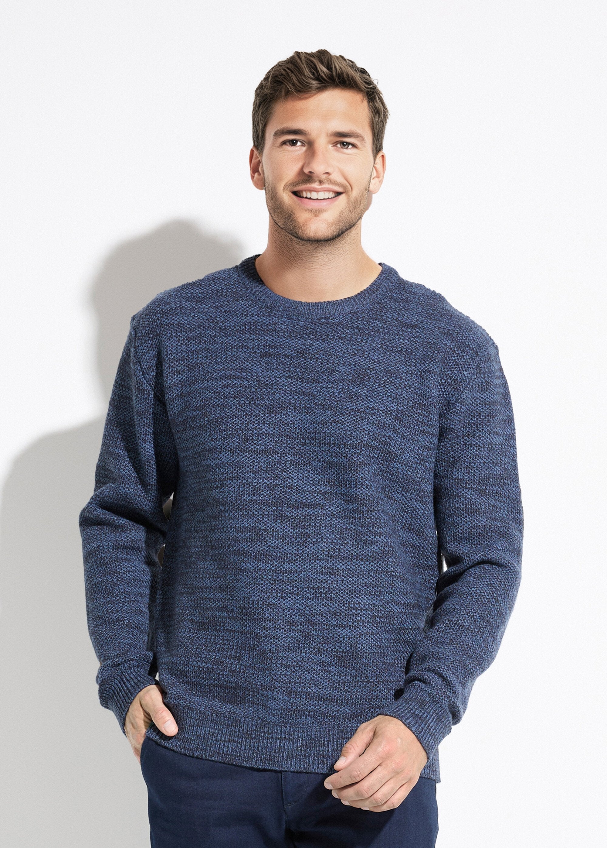 Suéter_de_cuello_redondo_de_punto_jaspeado_de_lana_de_manga_larga_Azul_FA1_slim