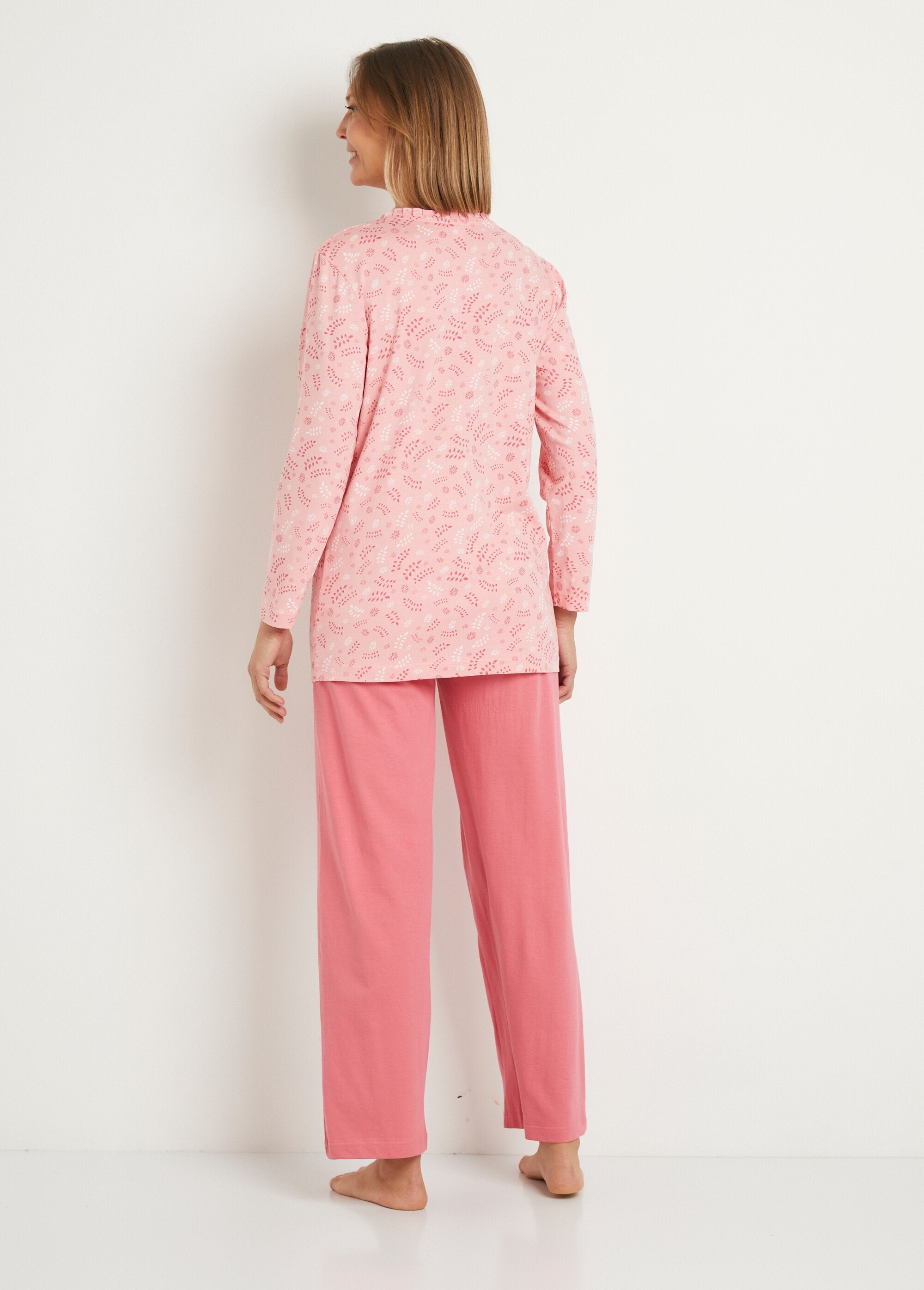 Pijama_de_algodón_estampado_de_manga_larga_con_botones_Imprime_rose_DO1_slim