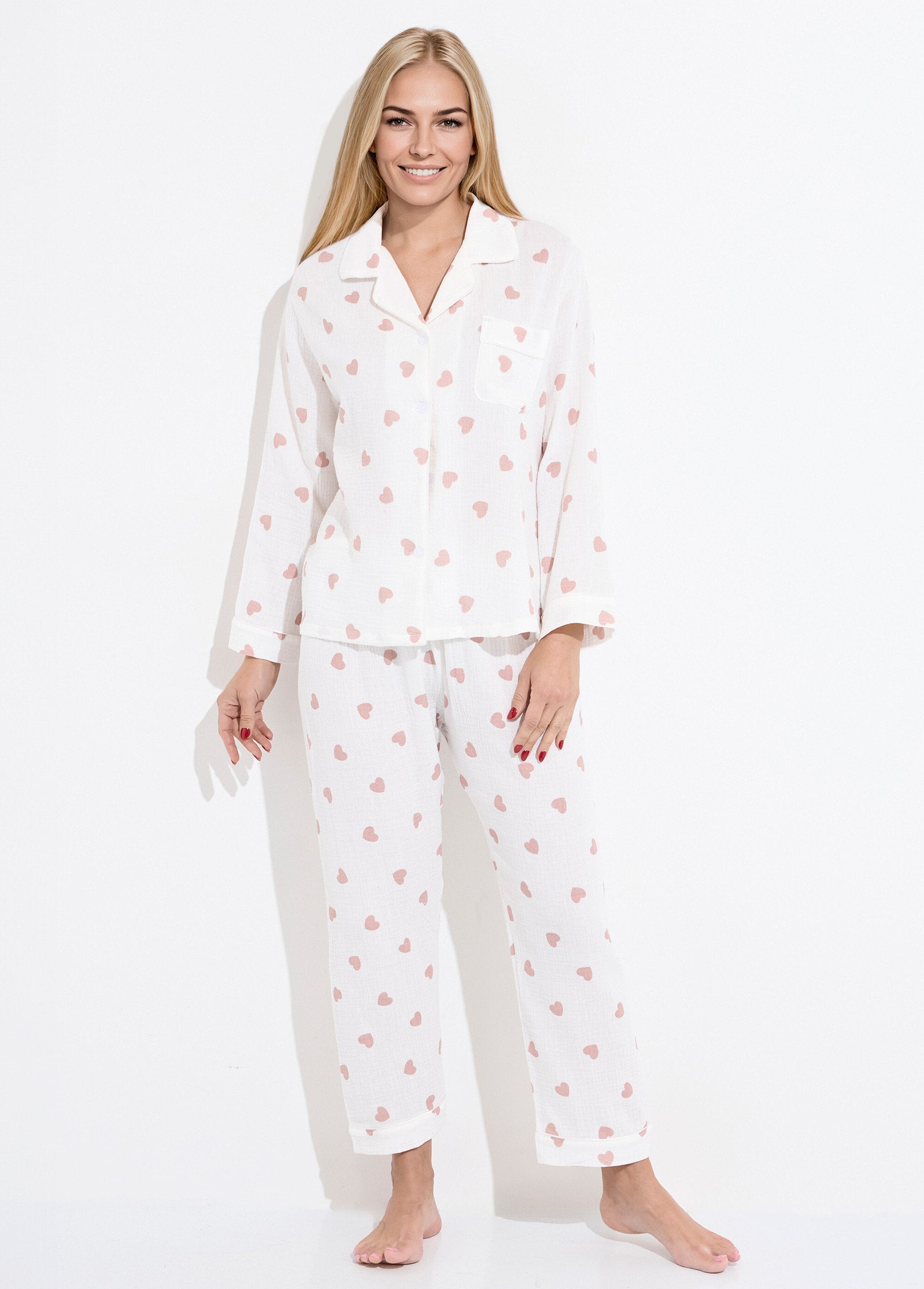Pijama_largo_de_gasa_de_algodón_con_estampado_de_corazones_Blanco,_Blanca_FA1_slim