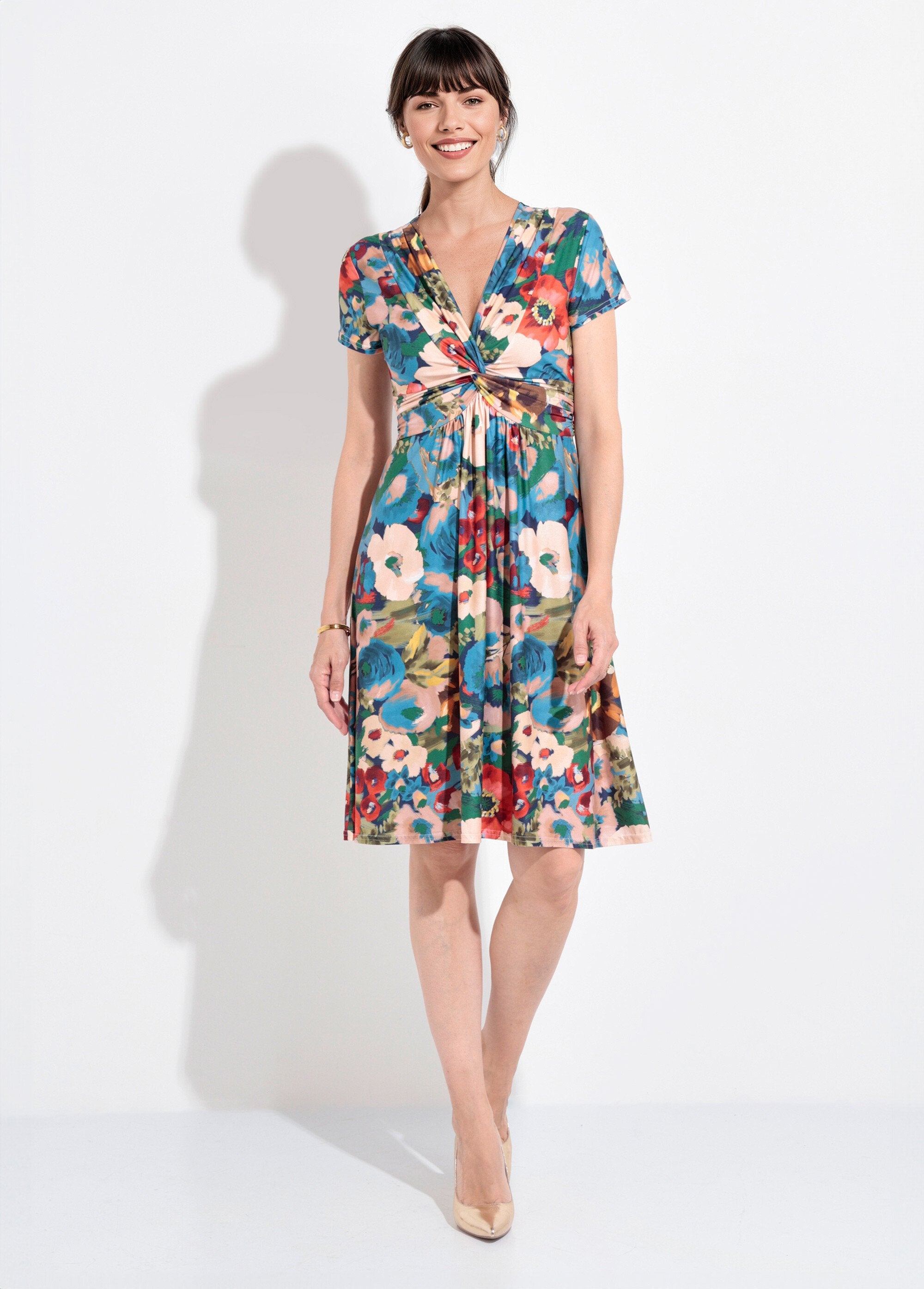 Vestido_de_manga_corta_con_estampado_de_amapolas_Azul_y_rojo_FA1_slim