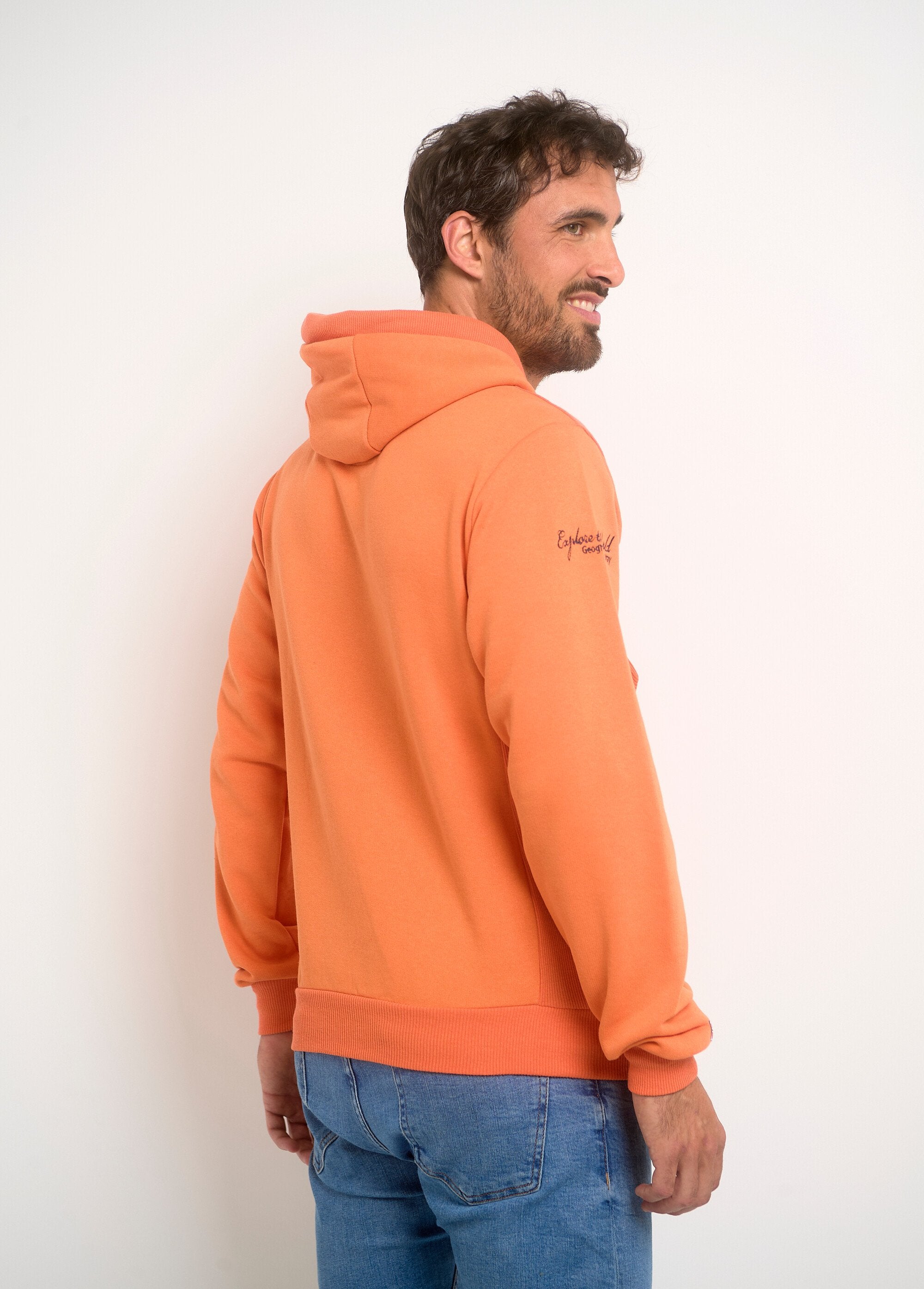 Sudadera_con_capucha_de_manga_larga_y_media_cremallera_Naranja_neón_DO1_slim